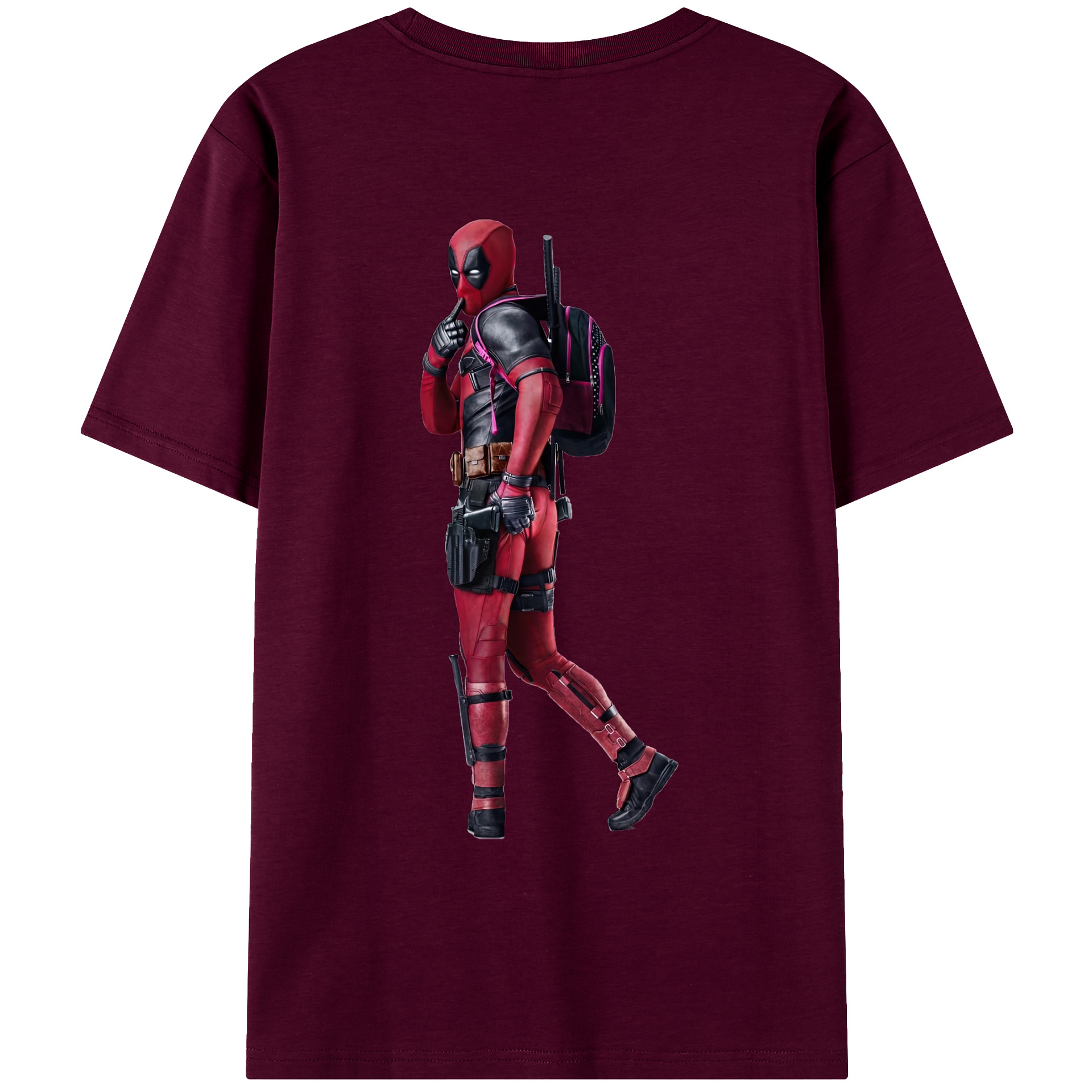 （画像用） Deadpool デッドプール レディース半袖Tシャツ(バックプリント)